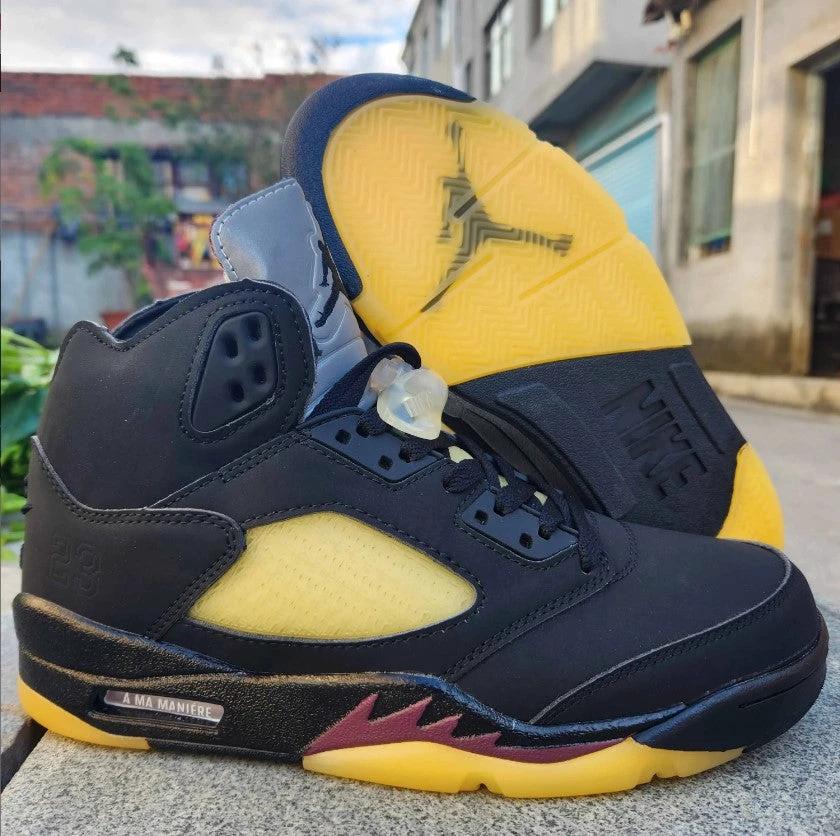 A Ma Maniére x AJ 5 BlackBurgundy Crush by Air Jordan