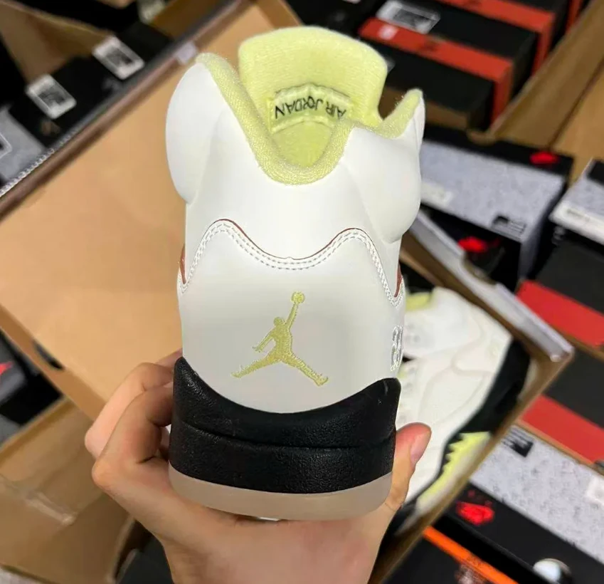 Air Jordan 5 Luminous Green Shoes Sneakers by Air Jordan