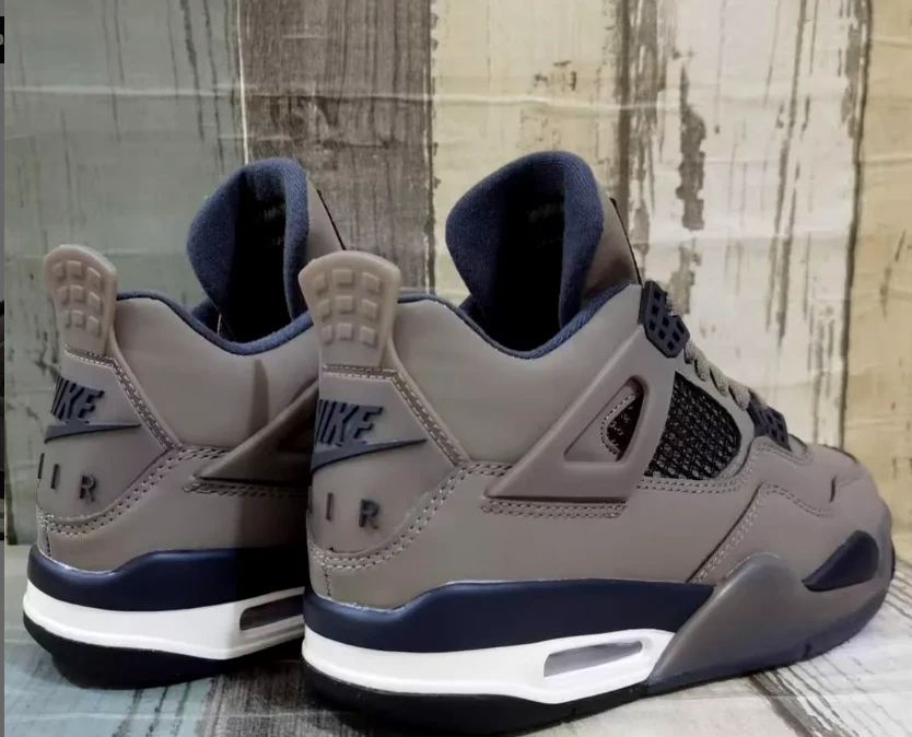 Air Jordan 4 Retro Cave Stone Shoes Sneakers by Air Jordan