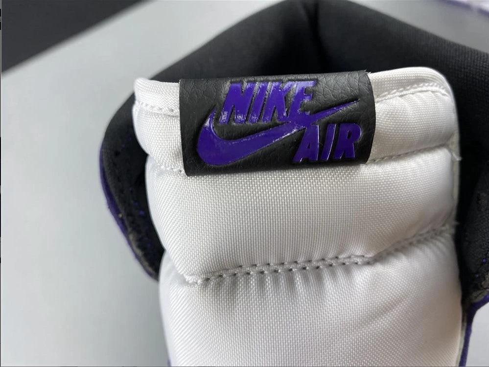 Air Jordan 1 Retro High Court Purple White Shoes Sneakers by Air Jordan
