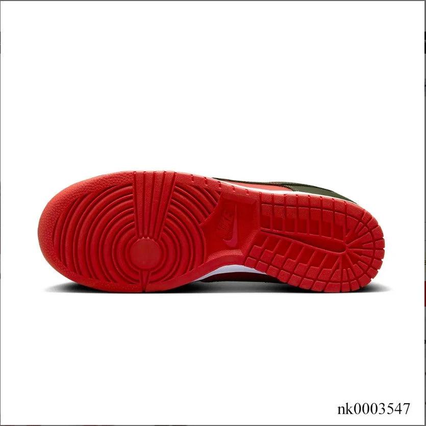 Dunk Low Mystic Red Cargo Khaki Shoes Sneakers by Air Jordan