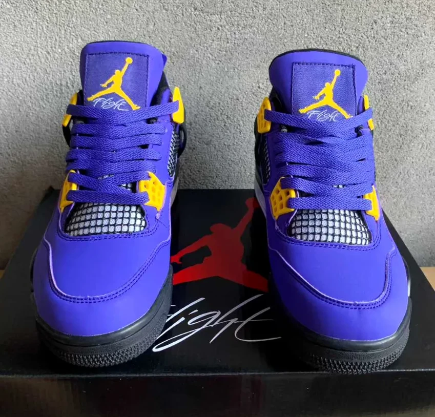 Air Jordan 4 Imperial Purple Shoes Sneakers by Air Jordan