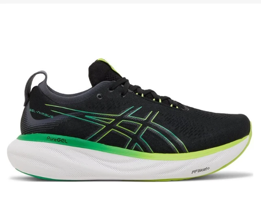 Asics Gel Nimbus 25 Black Lime Zest 1011B547-003 by Air Jordan