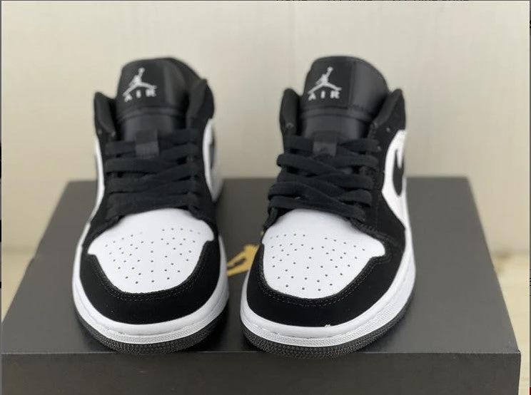 Air Jordan 1 Low Black White Shoes Sneakers by Air Jordan