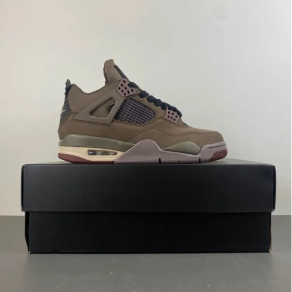 A Ma Maniére x Air Jordan 4 Retro ‘Dark Mocha’ Shoes Sneakers by Air Jordan