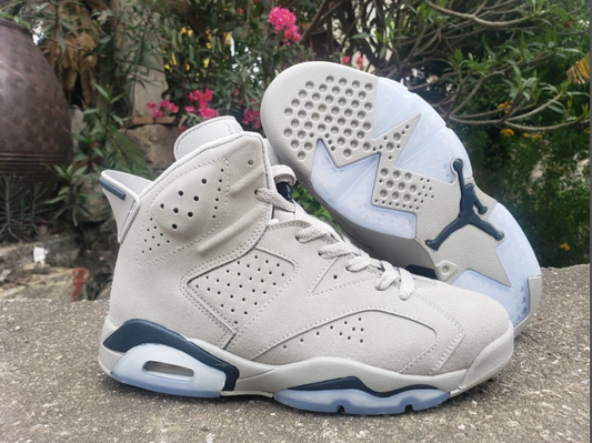 Air Jordan 6 Gray Dark Blue by Air Jordan