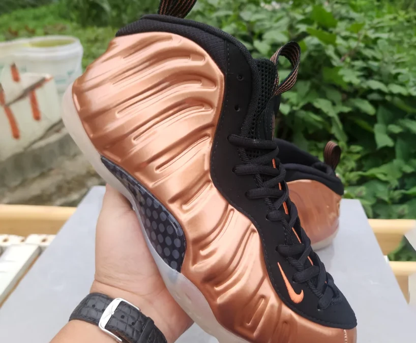 Air Foamposite One Metallic Copper Shoes Sneakers by Air Jordan