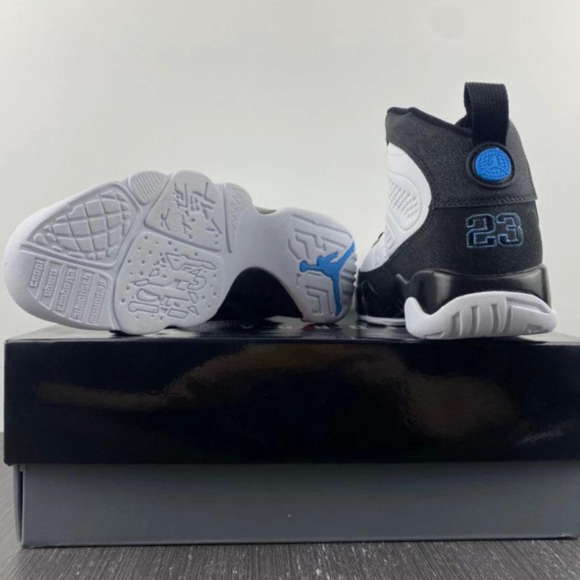 Air Jordan 9 Black University Blue Shoes Sneakers by Air Jordan