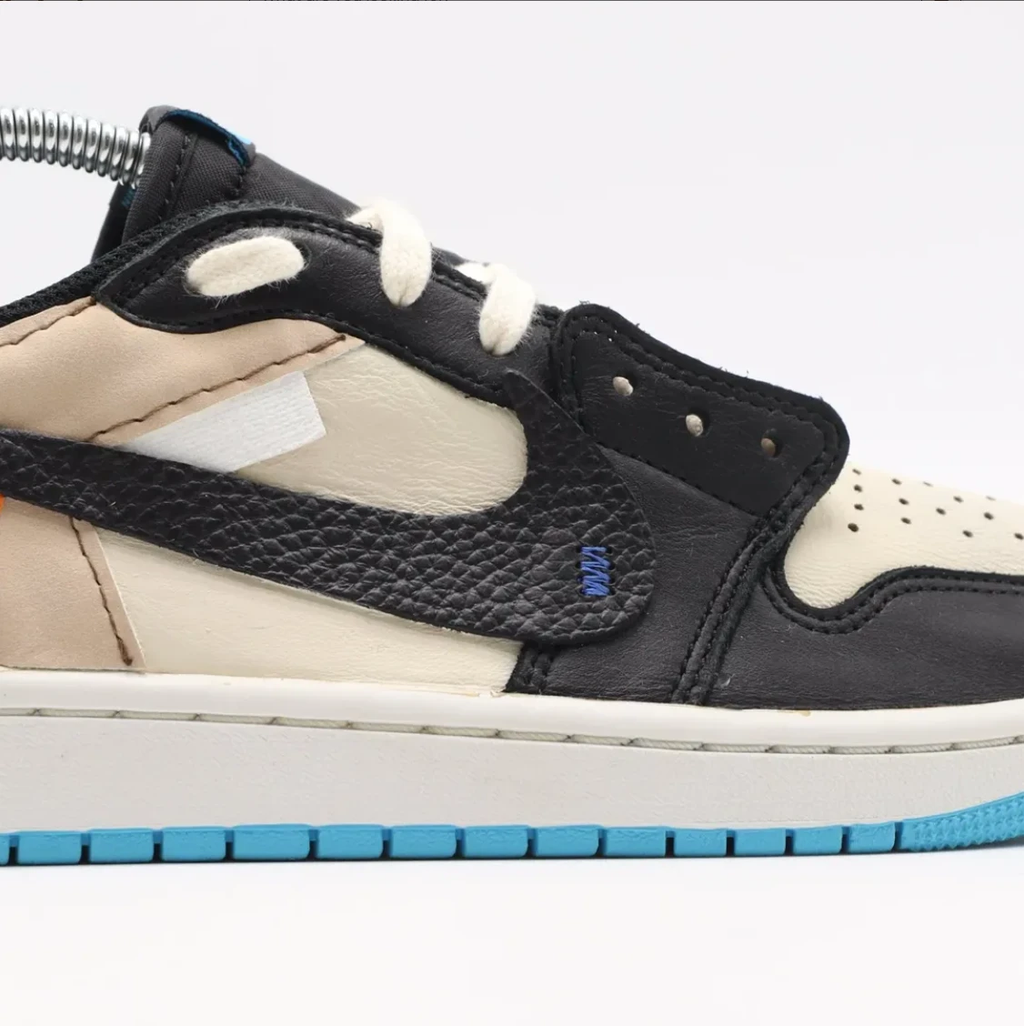OW x Air Jordan 1 Low OG UNC Shoes Sneakers by Air Jordan