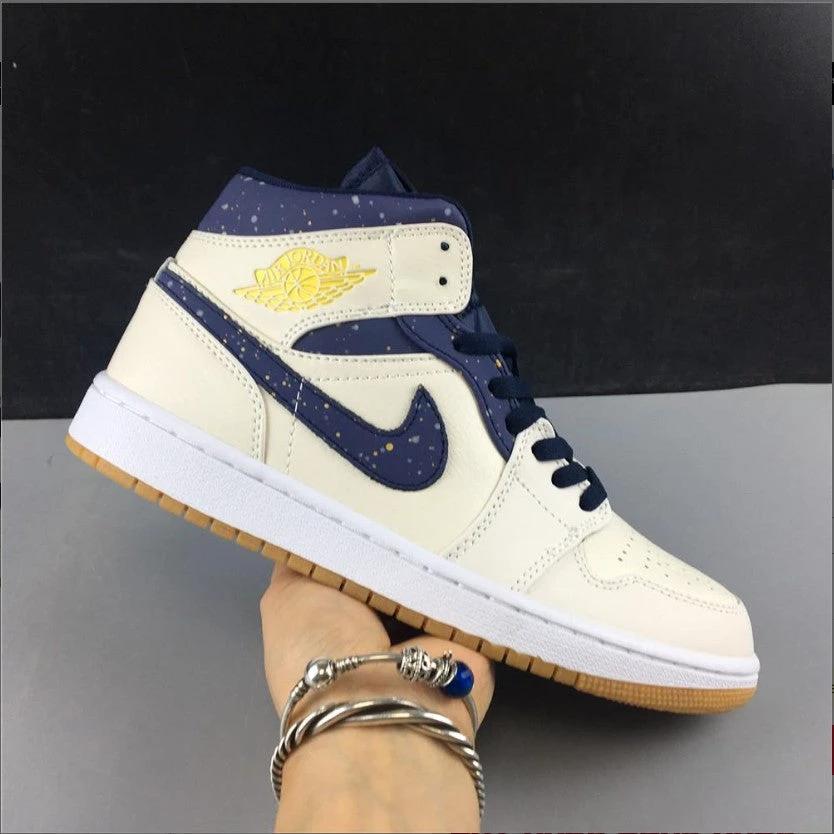 Air Jordan 1 Retro Mid Jeter Shoes Sneakers by Air Jordan