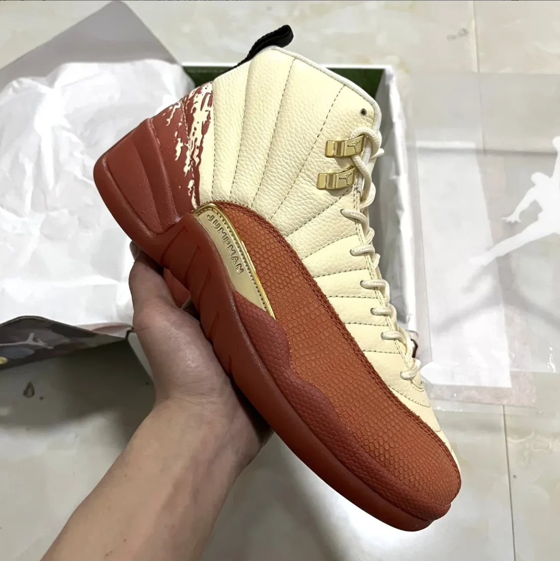Eastside Golf x Air Jordan 12 Out Of The Clay Shoes Sneakers by Air Jordan