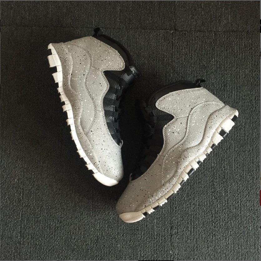 Air Jordan 10 Cement Shoes Sneakers by Air Jordan