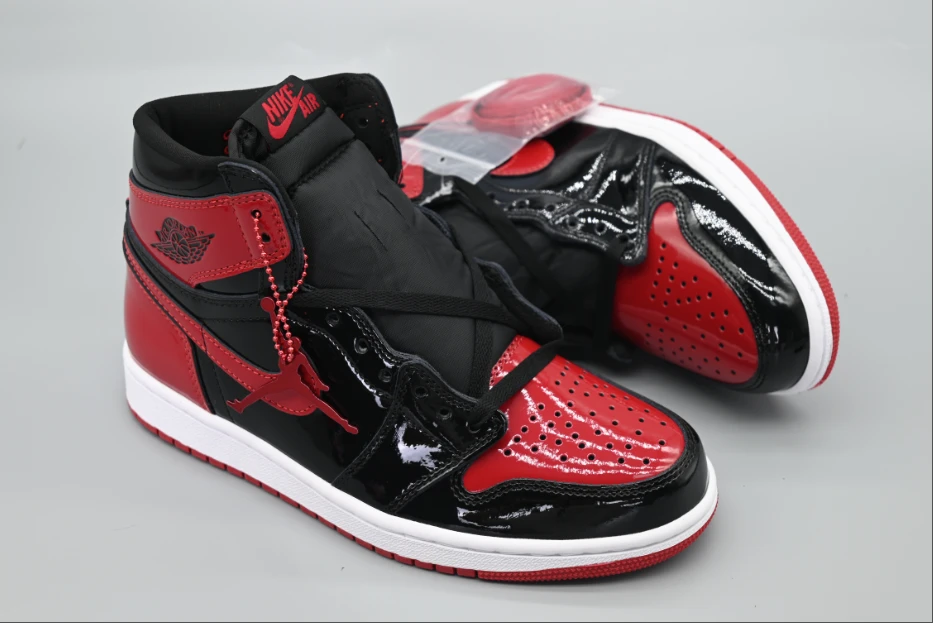 Air Jordan 1 Retro High OG Patent Bred by Air Jordan