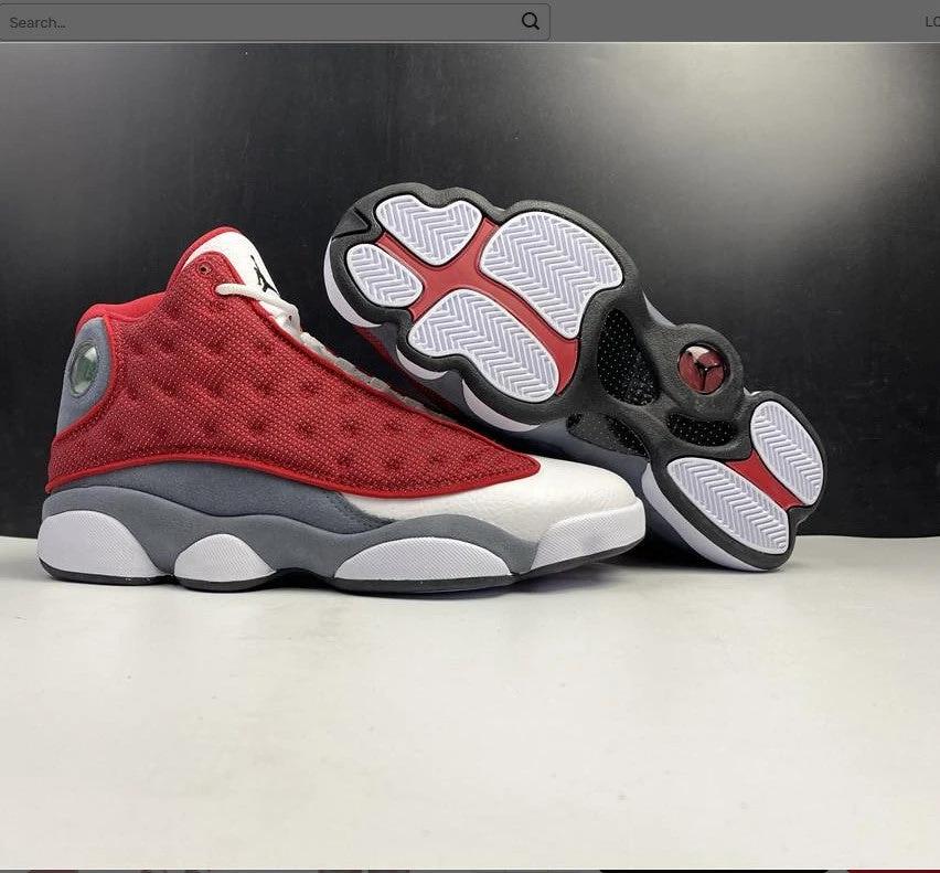 Air Jordan 13 Retro Gym Red Flint Grey Shoes Sneakers by Air Jordan