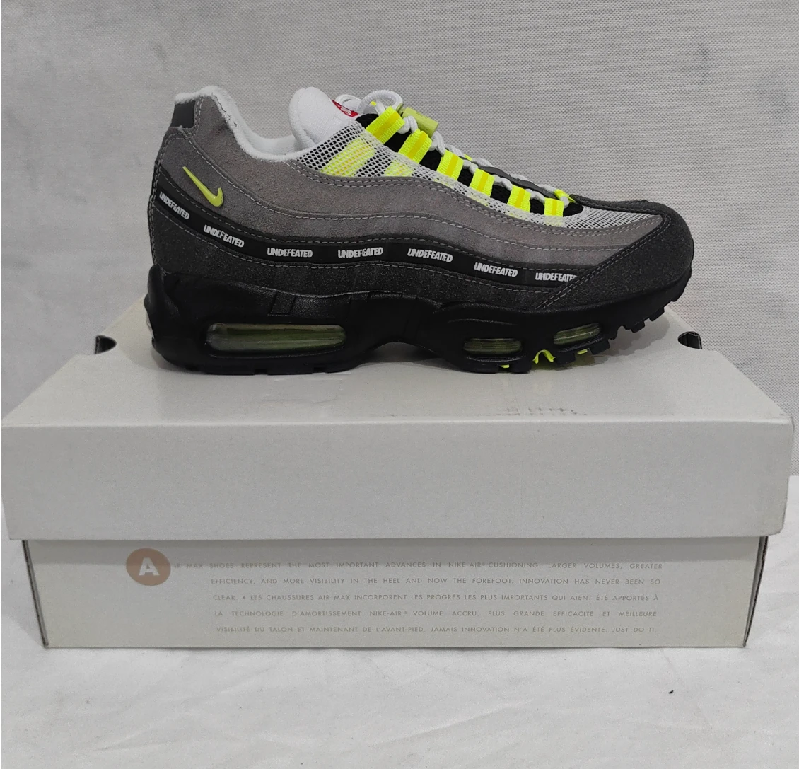 Undefeated x AM 95 Geo NYC Neon Shoes Sneakers by Air Jordan
