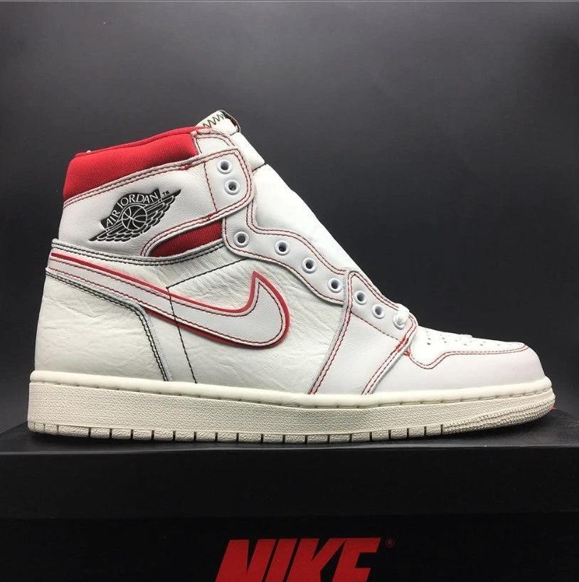 Air Jordan 1 Retro High Phantom Gym Red Shoes Sneakers by Air Jordan