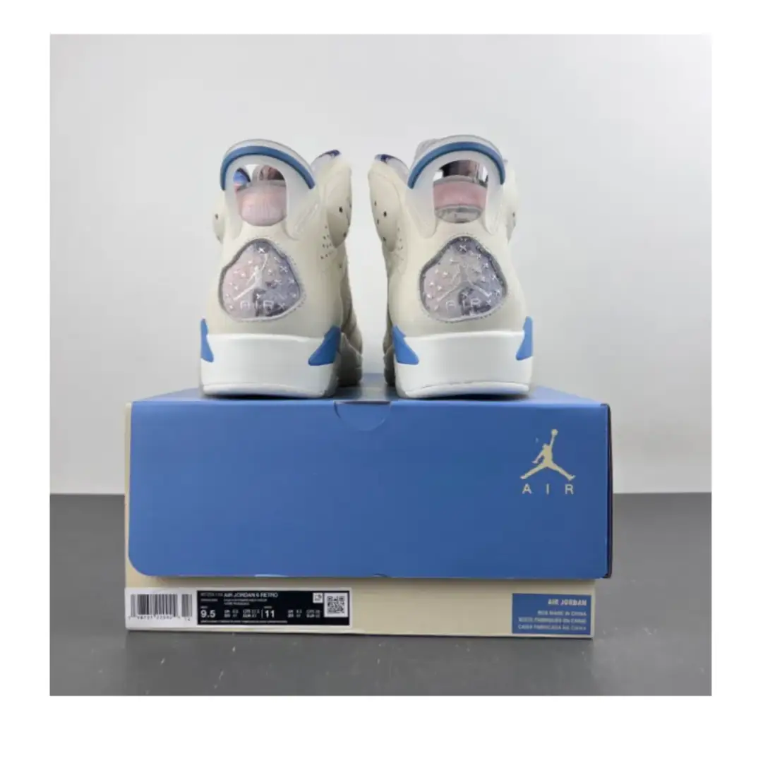 Air Jordan 6 Retro Sport Blue Shoes Sneakers by Air Jordan