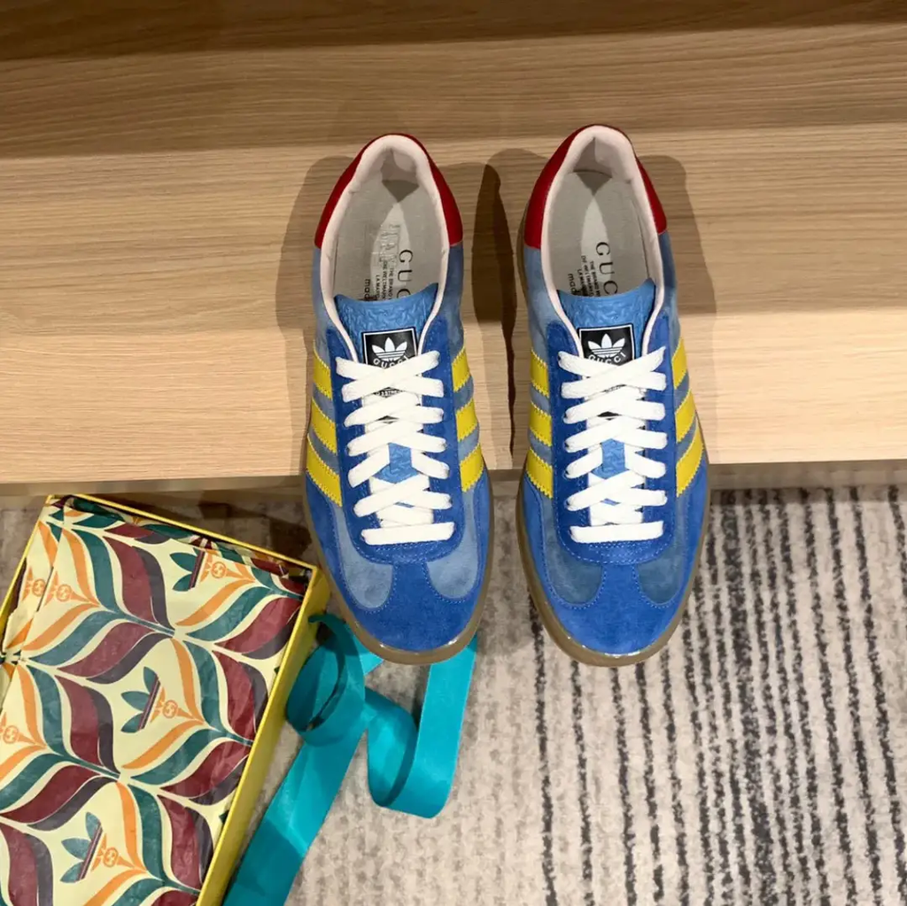 GG x AD Gazelle ‘Light Blue Suede’ Shoes Sneakers – nk0004919 by Air Jordan