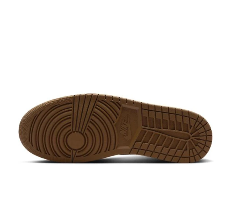 Air Jordan 1 Hemp Light British Tan Sneakers by Air Jordan