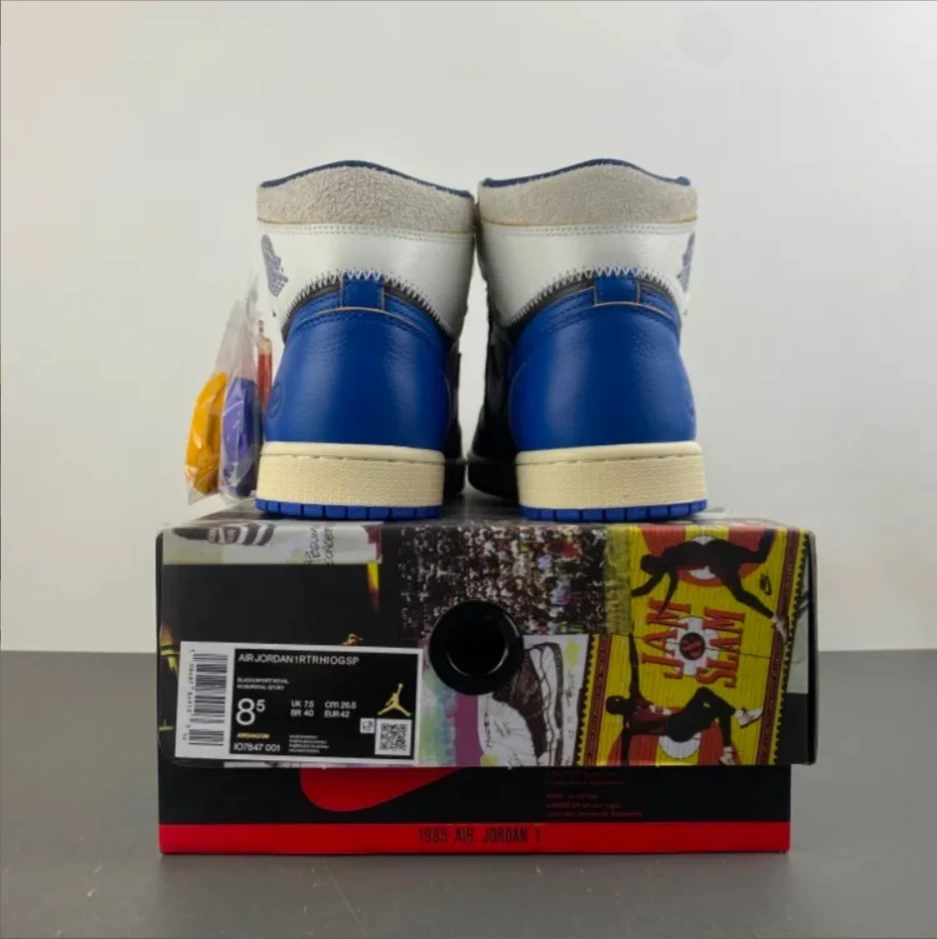 Fragment x Union LA x Air Jordan 1 High OG Sport Royal Shoes Sneakers by Air Jordan