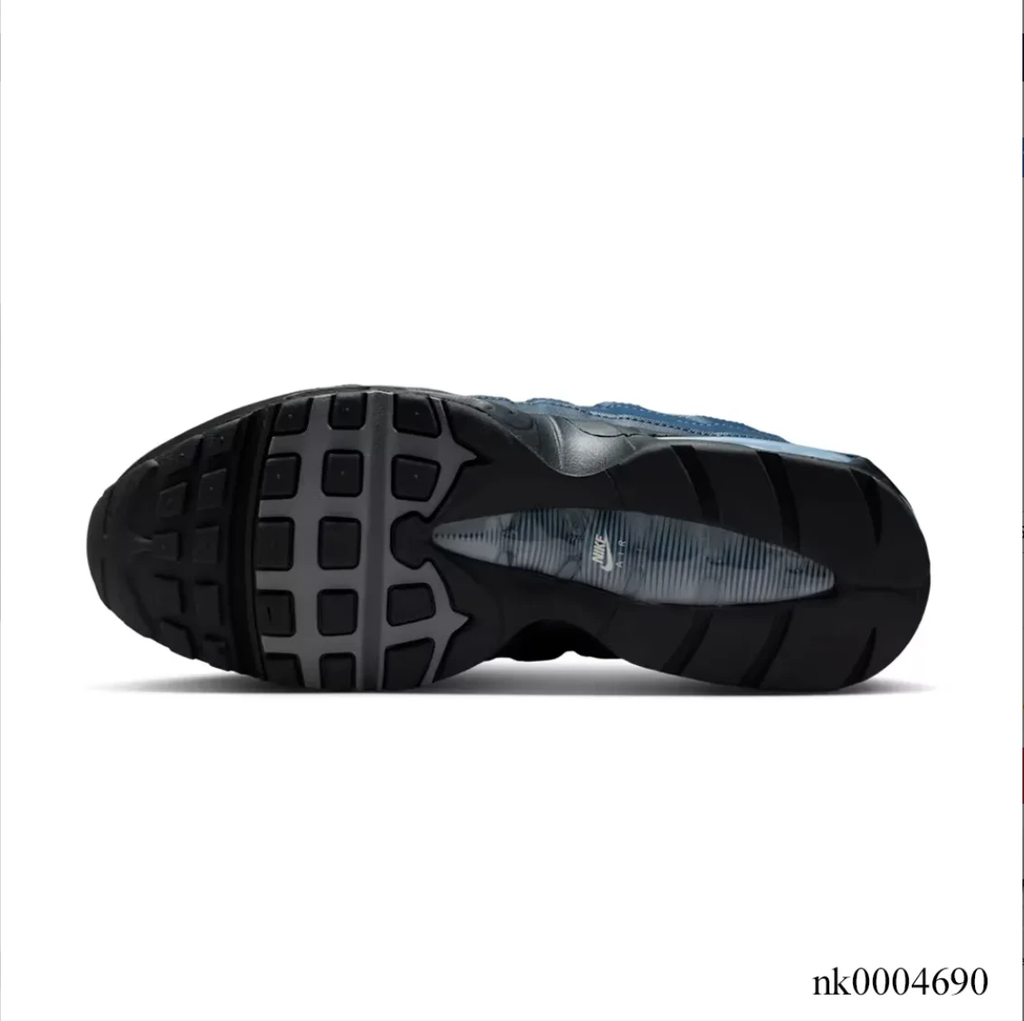 Air Max 95 Big Bubble Black Game Royal Shoes Sneakers by Air Jordan
