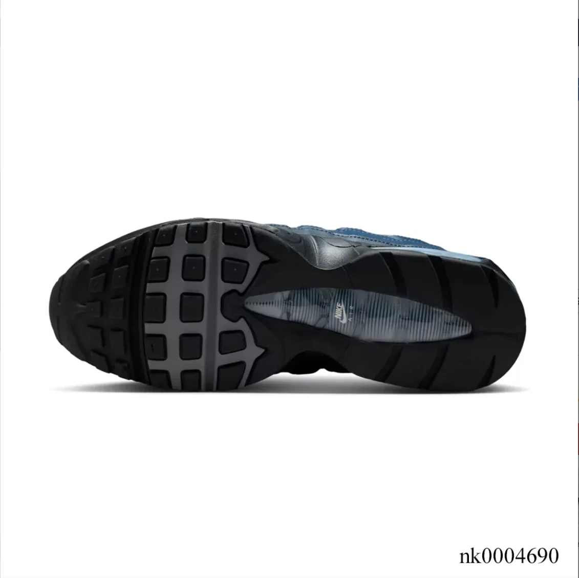 Air Max 95 Big Bubble Black Game Royal Shoes Sneakers by Air Jordan