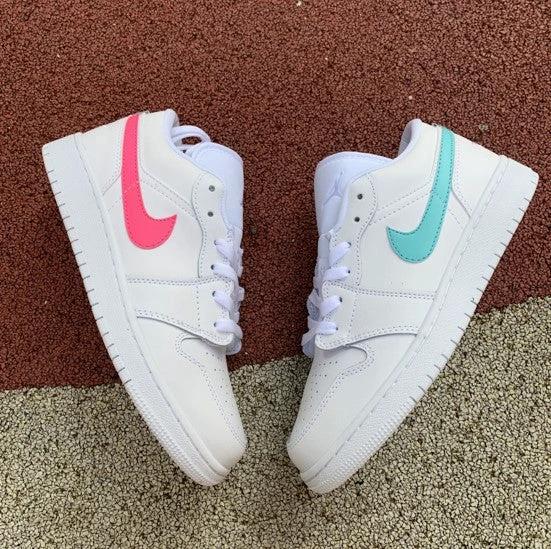 Air Jordan 1 Low GS Four-Color Mandarin Duck by Air Jordan