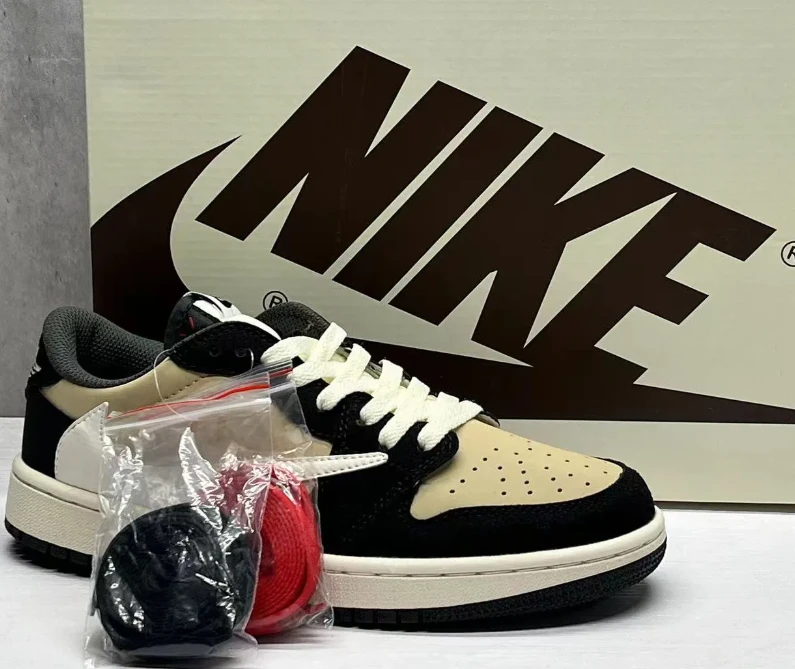 Travis Scott x AJ 1 Low OG Pale Vanilla Shoes Sneakers by Air Jordan