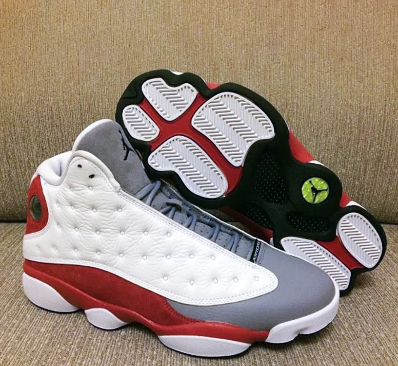 Air Jordan 13 Retro Grey Toe Shoes Sneakers by Air Jordan