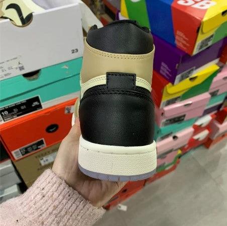 Air Jordan 1 Fossil Milk Tea Black by Air Jordan