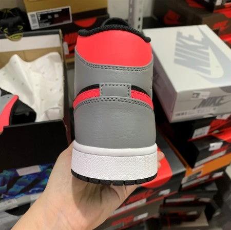 Air Jordan 1 Mid Black Grey Pink by Air Jordan