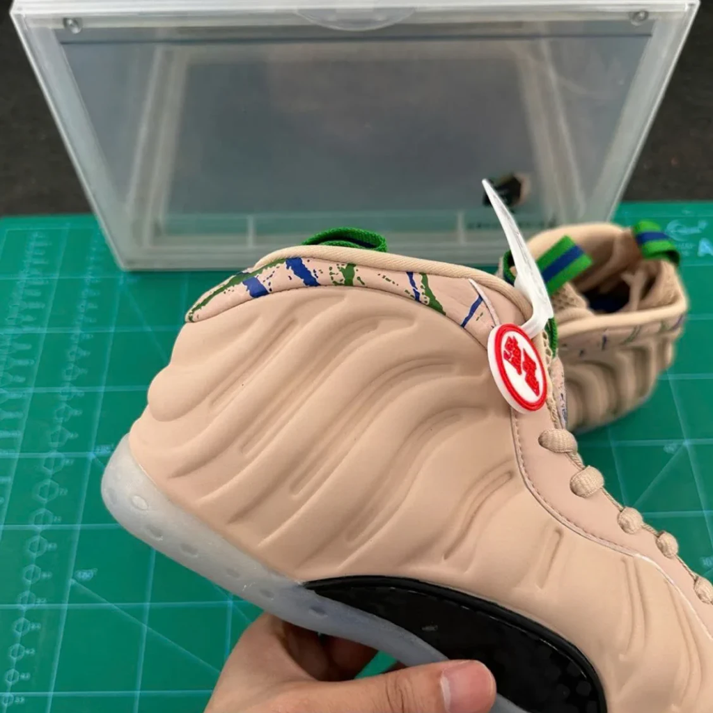 Air Foamposite One Particle Beige Shoes Sneakers by Air Jordan