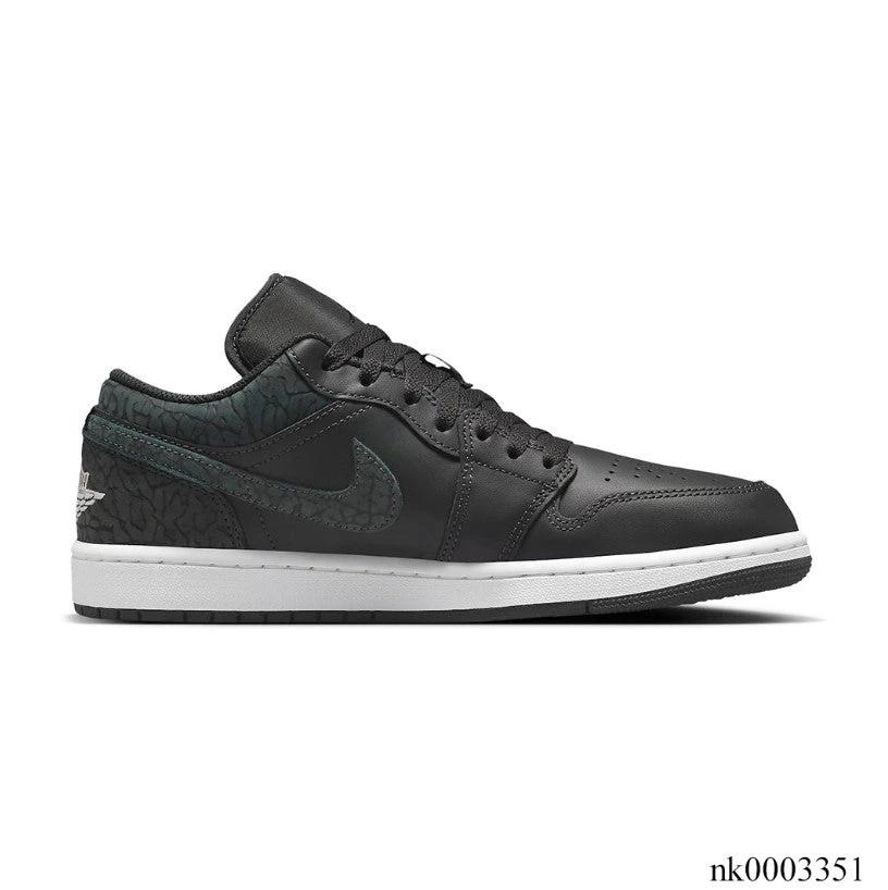 Air Jordan 1 Low SE Black Elephant Shoes Sneakers by Air Jordan