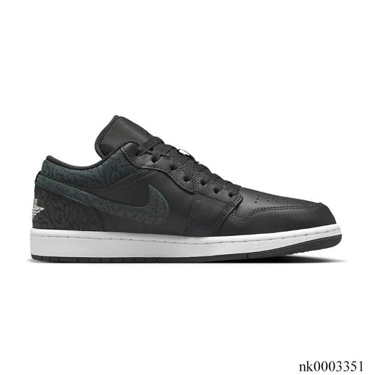 Air Jordan 1 Low SE Black Elephant Shoes Sneakers by Air Jordan