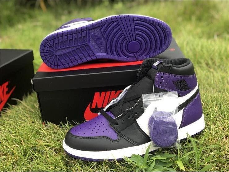 Air Jordan 1 Retro High Court Purple Shoes Sneakers by Air Jordan