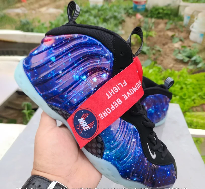 Air Foamposite One Galaxy Shoes Sneakers by Air Jordan