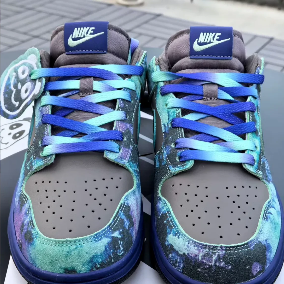 Dunk Low Panda Galaxy Shoes Sneakers by Air Jordan