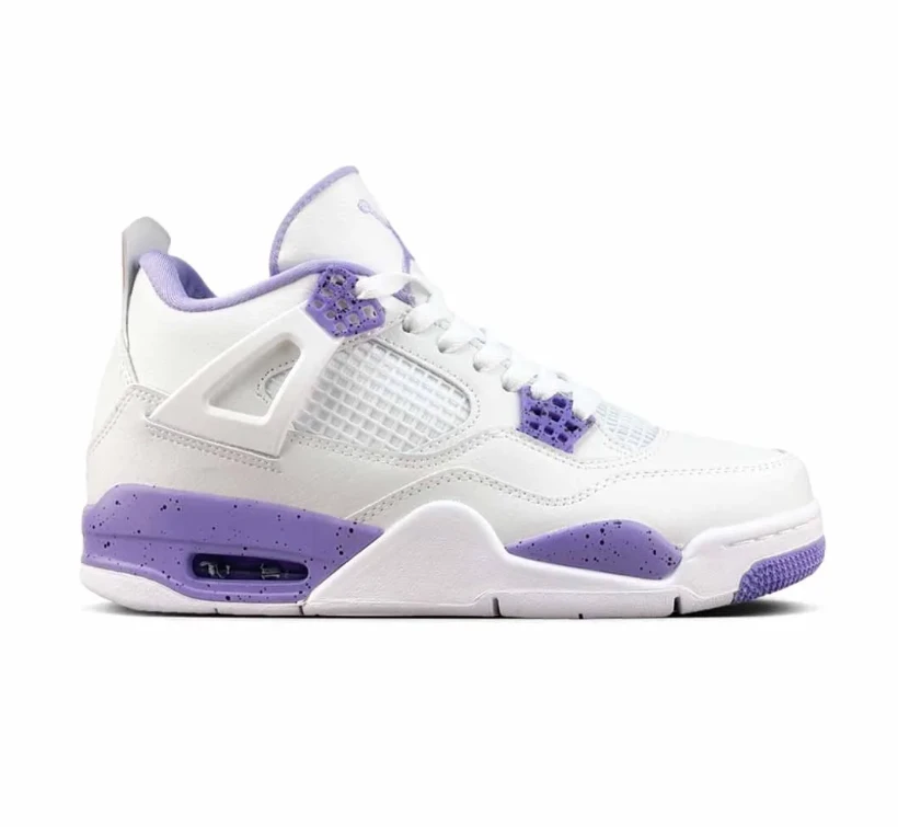 Air Jordan 4 Purple Oreo Shoes Sneakers by Air Jordan