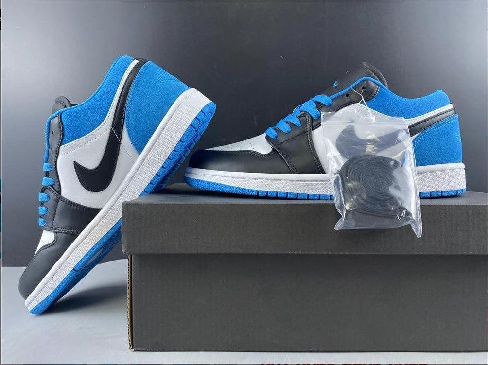 Air Jordan 1 Low Laser Blue Shoes Sneakers by Air Jordan