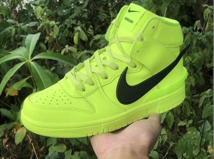 Dunk High Ambush Flash Lime Shoes Sneakers by Air Jordan