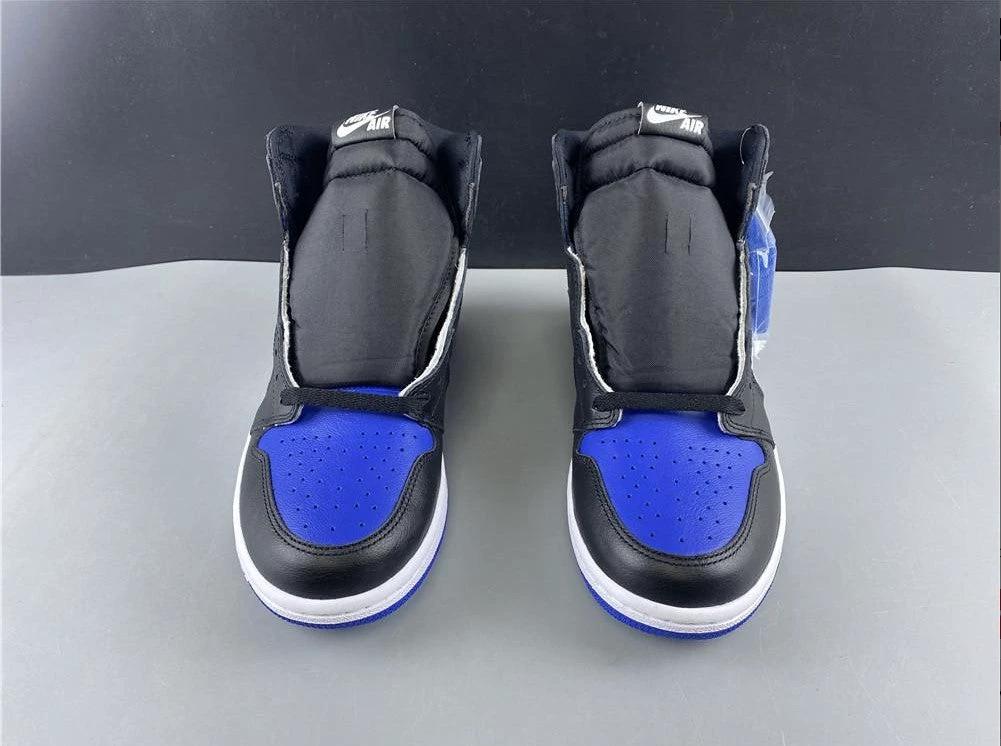 Air Jordan 1 Retro High Black Game Royal Shoes Sneakers by Air Jordan