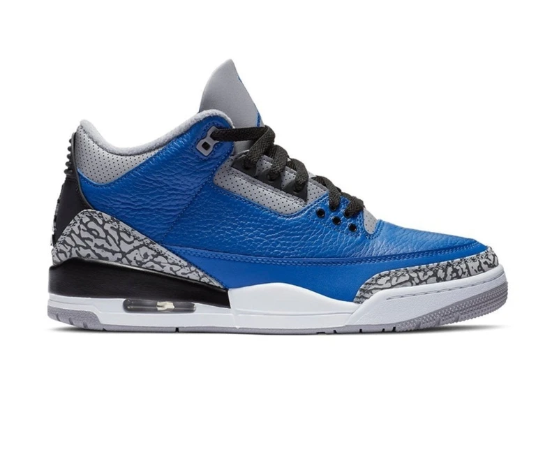 Air Jordan 3 Retro Varsity Royal Cement Shoes Sneakers by Air Jordan