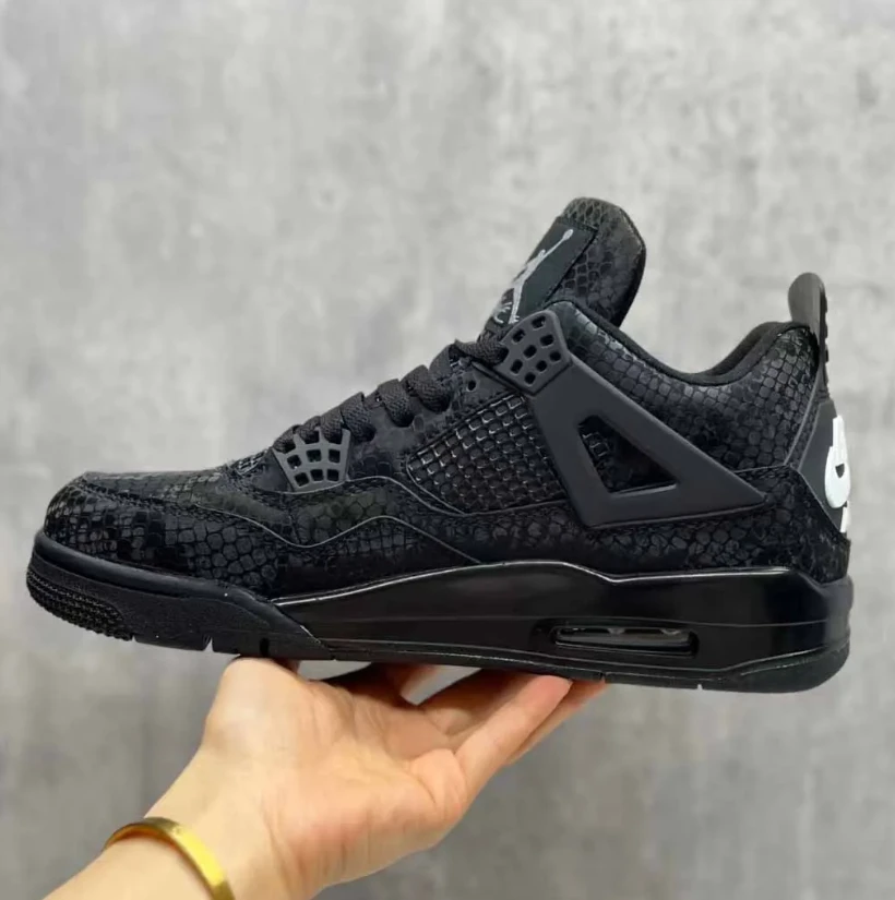 Nigel Sylvester x AJ 4 Black Mamba Shoes Sneakers by Air Jordan