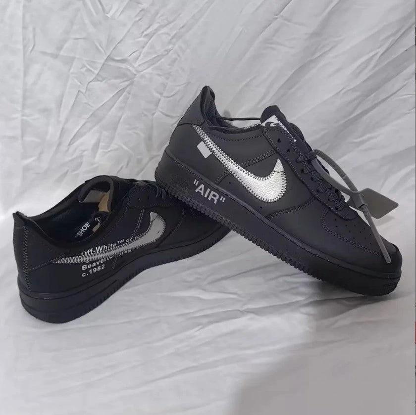 Air Force 1 Low xOFF-WHITE Grey Shoes Sneakers by Air Jordan