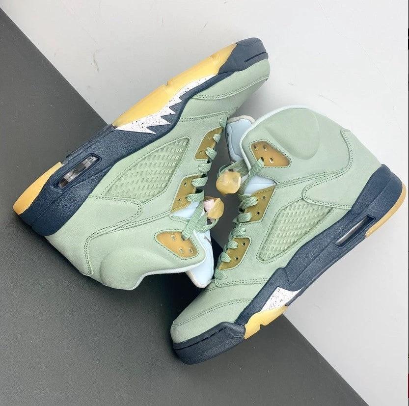 Air Jordan 5 Retro Jade Horizon Shoes Sneakers by Air Jordan