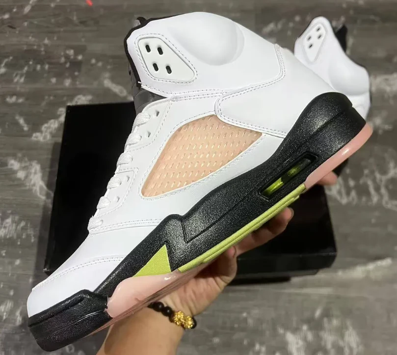 Air Jordan 5 Luminous Green Shoes Sneaker by Air Jordan
