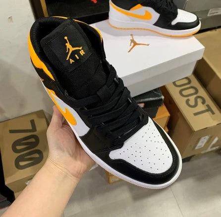 Air Jordan 1 Mid Black And Yellow by Air Jordan