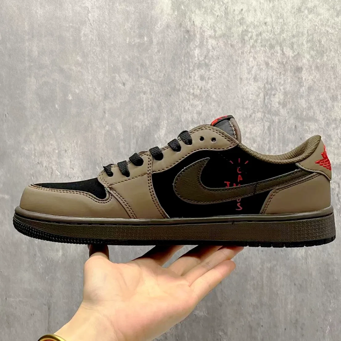 Travis Scott x AJ 1 Low OG Brown Shoes Sneakers by Air Jordan