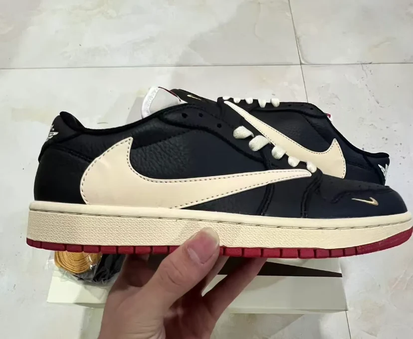 Nigel Sylvester x Travis Scott x Air Jordan 1 Low OG Shoes Sneakers by Air Jordan