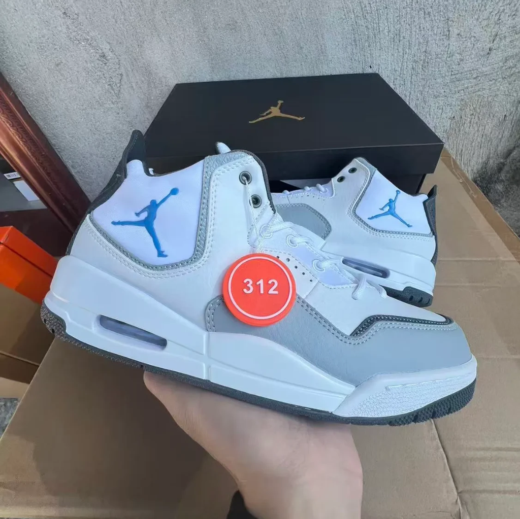 Air Jordan Courtside 23 White University Blue Shoes Sneakers by Air Jordan